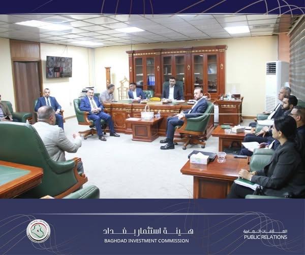 في خطوة تهدف لتذليل العقبات وتسريع وتيرة العمل: رئيس هيئة استثمار بغداد يبحث مع المستثمرين تحديات تنفيذ مشروع “العالمية كاردن سيتي”