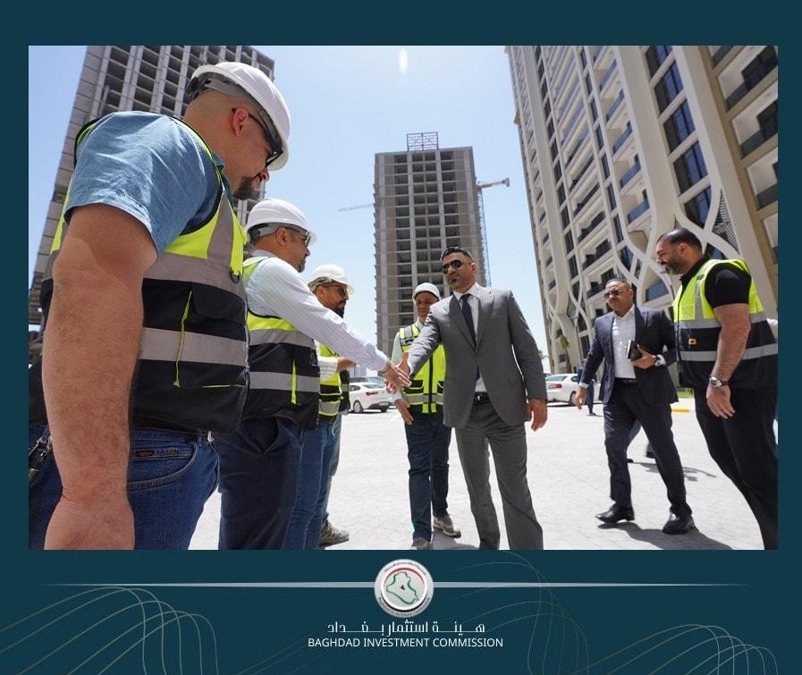 إستثمار بغداد : الربيعي يستمر بجولاته الميدانية لزيارة المشاريع الإستثمارية ومتابعة سير الأعمال فيها