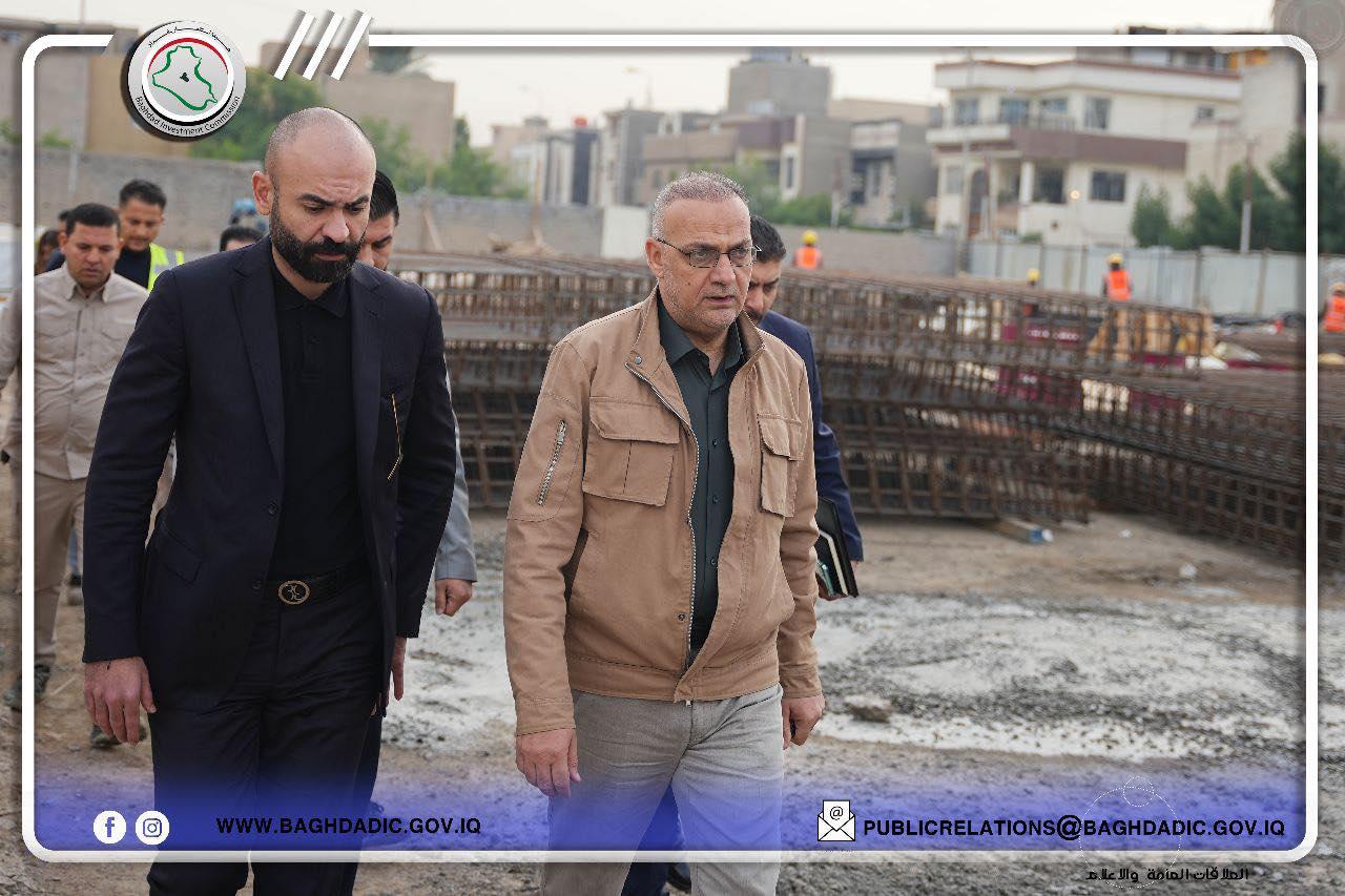 إستثمار بغداد : الوائلي يزور أحد المشاريع السكنية الإستثمارية في العاصمة بغداد ويطلع 