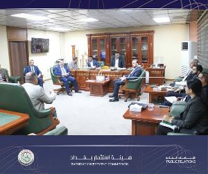 في خطوة تهدف لتذليل العقبات وتسريع وتيرة العمل: رئيس هيئة استثمار بغداد يبحث مع المست