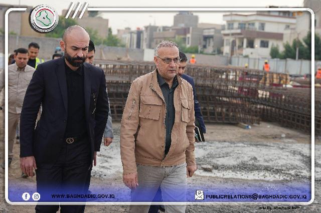 إستثمار بغداد : الوائلي يزور أحد المشاريع السكنية الإستثمارية في العاصمة بغداد ويطلع على تقدم نسب إن
