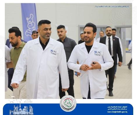 دعماً للقطاع الصناعي : الربيعي يزور مصنعاً في العاصمةِ بغداد.
