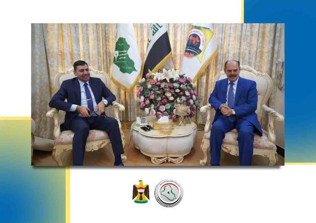 رئيس هيئة إستثمار بغداد يُهنّئُ نقيب الصحفيين العراقيين بمناسبة فوزه برئاسة إتحاد الص